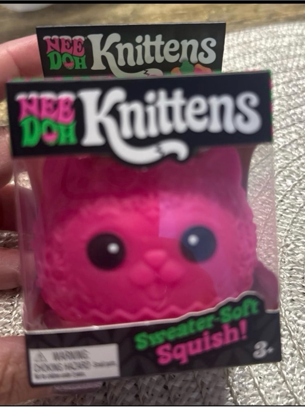 Nee dog knittens Pink Squishy Plush Toy